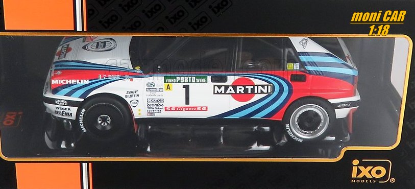 LANCIA Delta Integrale 16V No.1 - M. Biasion - T. Silvero - Winner Rallye Portugal 1990 (1:18) IXO