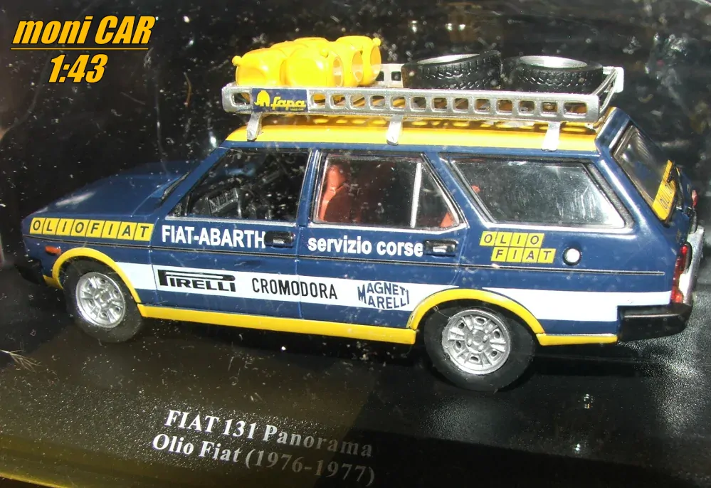 FIAT 131 Panorama - Olio Fiat (1976 - 1977) Assistence Rally (1:43) DeAGOSTINI