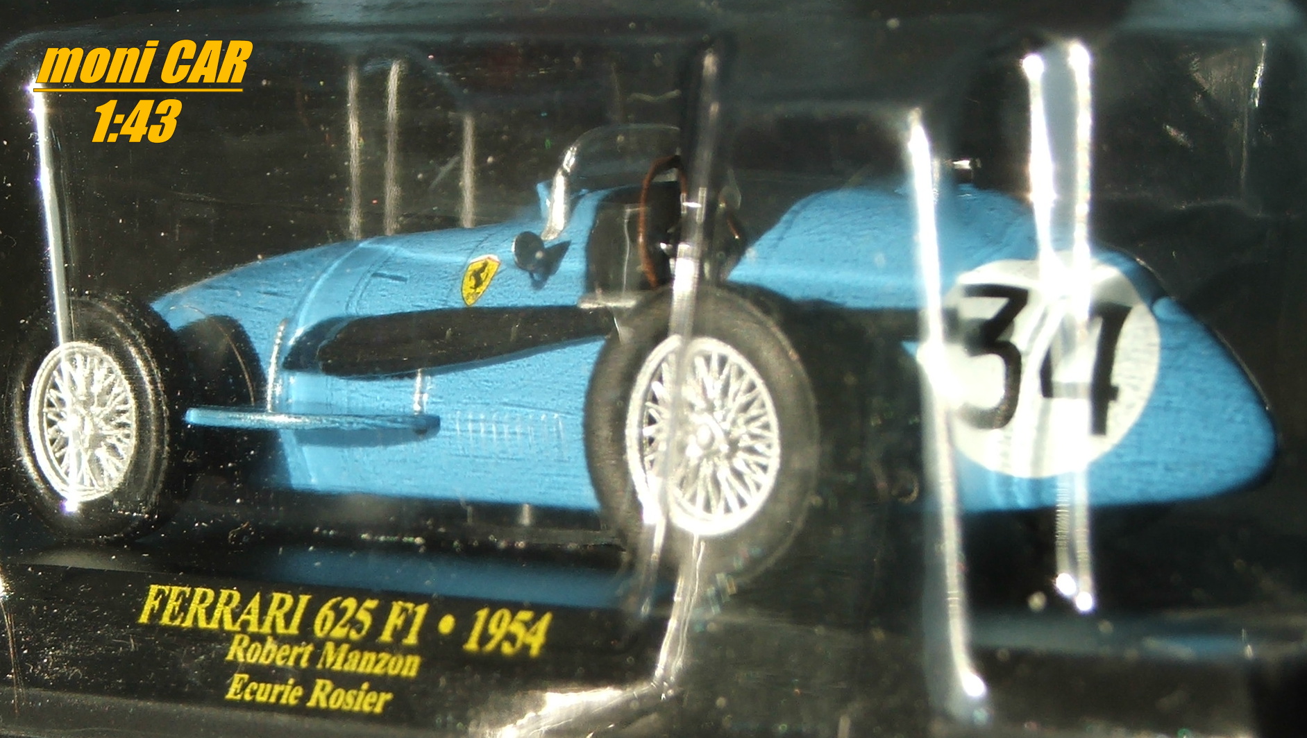 FERRARI 625 F1 - No.34 - Robert Manzon 1954 (1:43) Altaya/IXO
