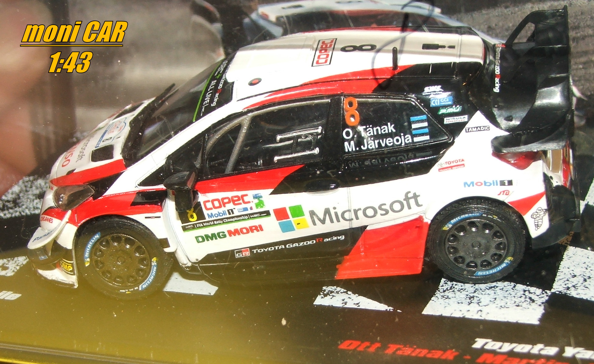 TOYOTA Yaris WRC No.8 - Ott Tänak - Martin Jarveoja RALLY Chile 2019 (1:43) Altaya/IXO