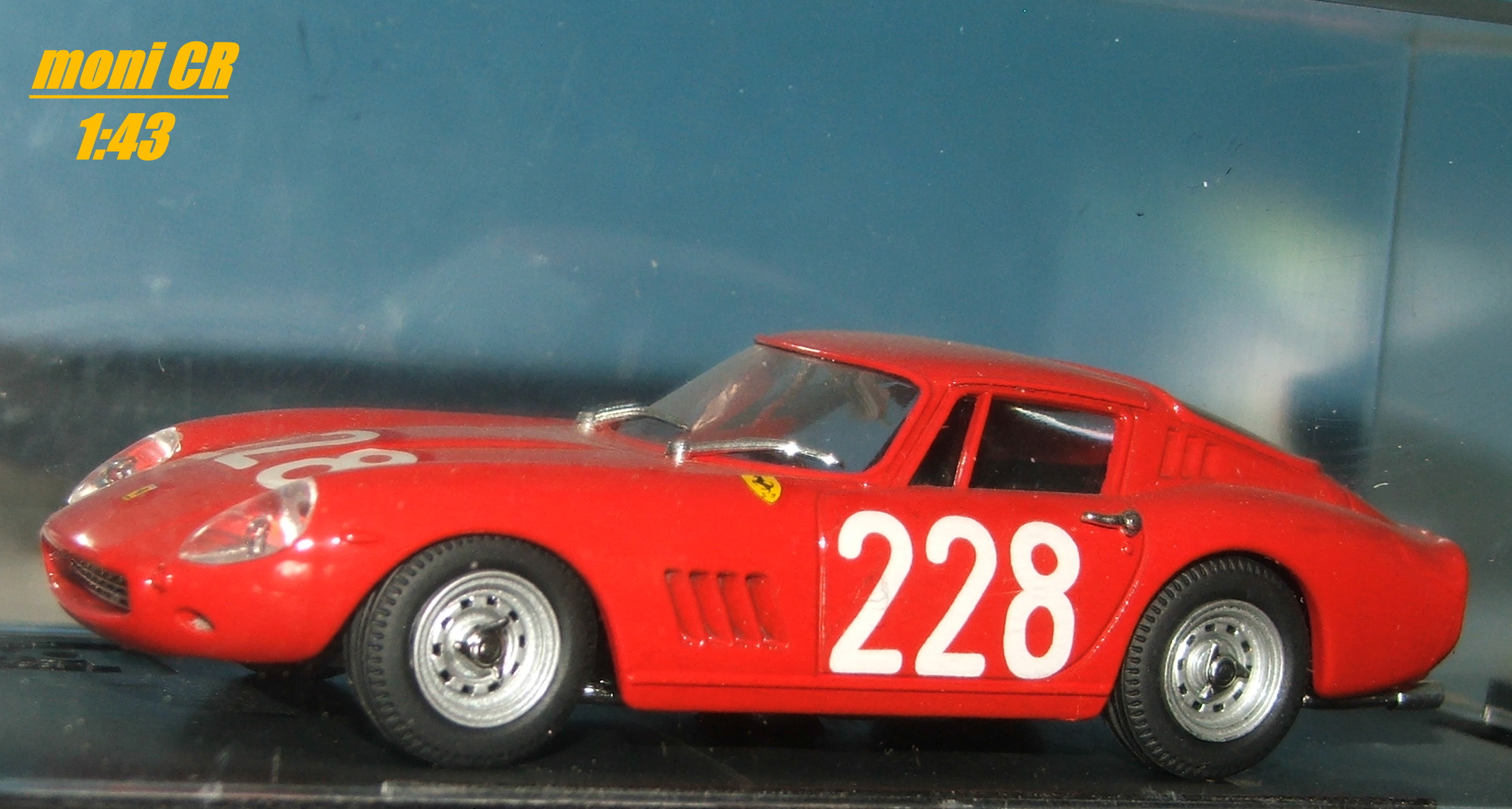 FERRARI 275 GTB/4 - No.228 - Luciano Conti - Vittorio Venturi - Targa Florio 1966 (1:43) BOX MODEL