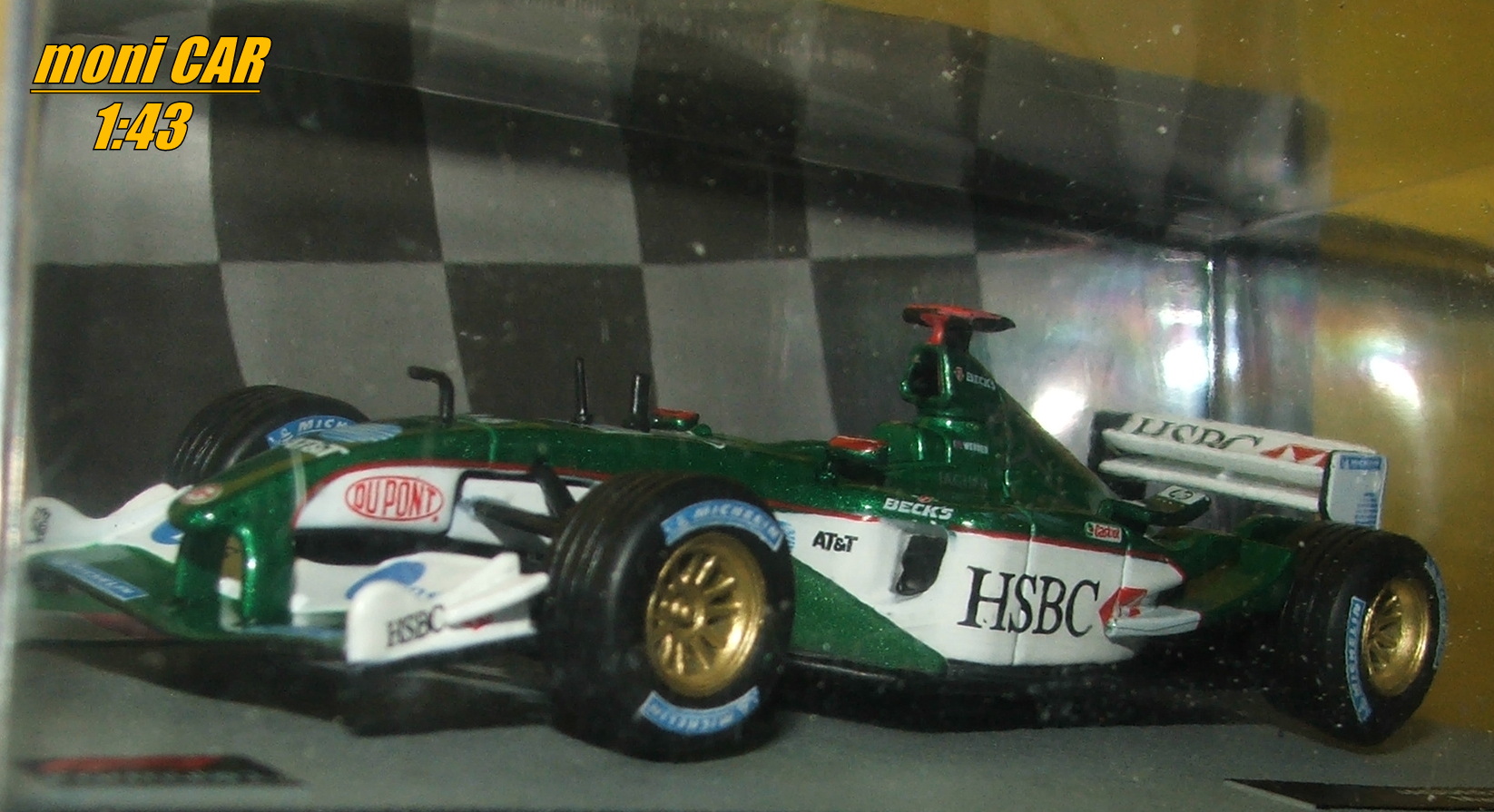 JAGUAR R4 No.14 - Mark Webber - 2003 (1:43) Altaya/IXO