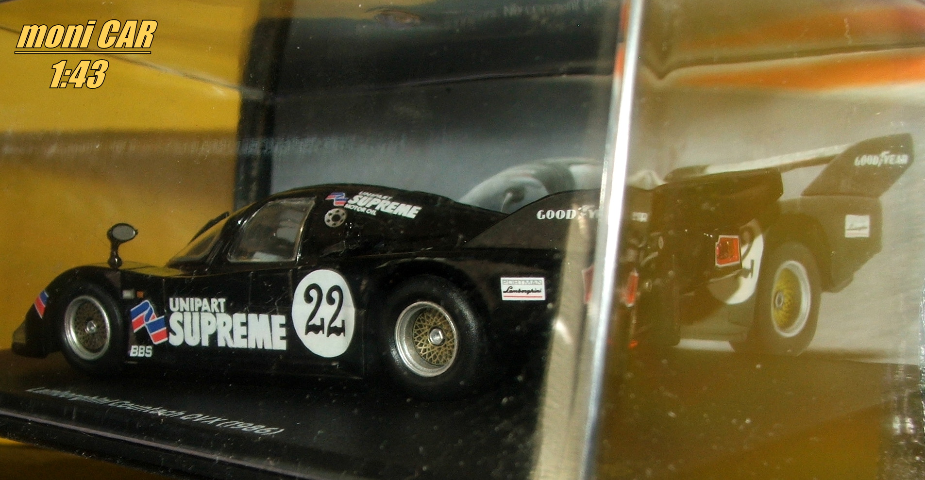 LAMBORGHINI Countach QVX No.22 - Tiff Needell  - 500km Kyalami 1986 (1:43) Altaya/IXO