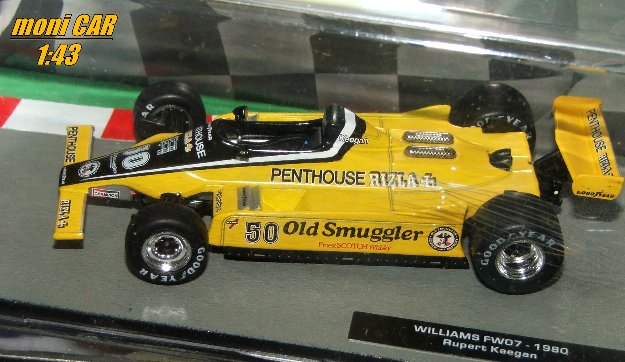 WILLIAMS FW07 No.50 - Rupert Keegen F1 Austrian GP - 1980 (1:43) Altaya/IXO