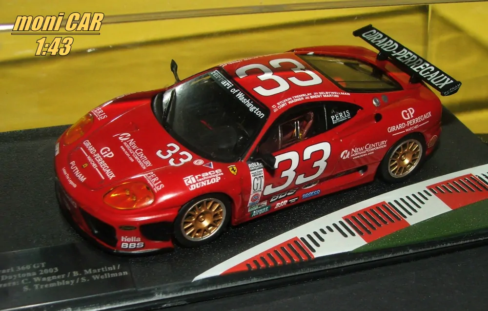 FERRARI 360 GT - No.33 - C. Wagner - B. Martini - S. Tremblay - S. Wellman - 24h Daytona 2003 (1:43) Altaya/IXO