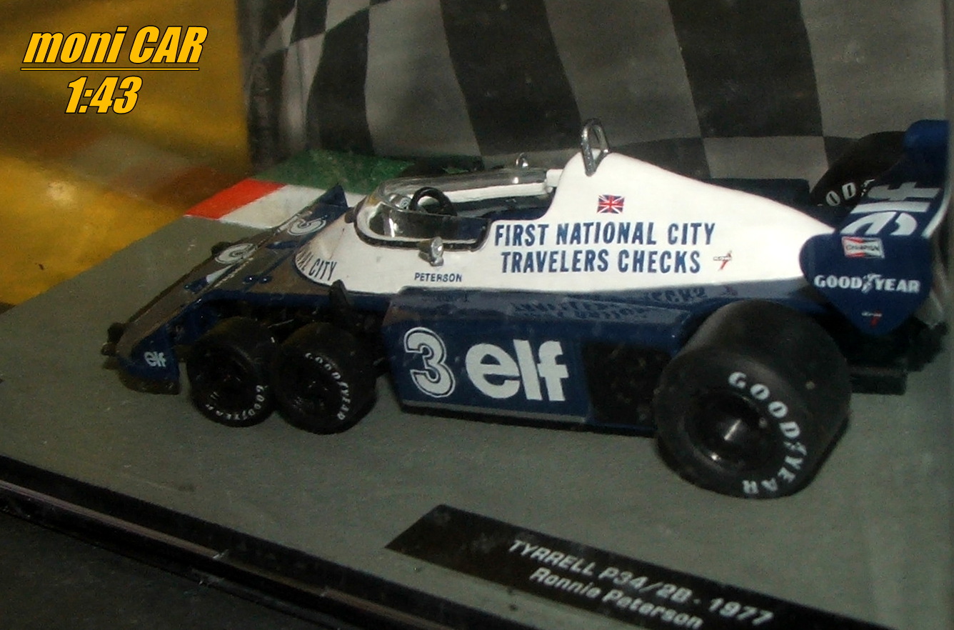 TYRRELL P34/2B No.3 - Ronnie Peterson - F1 - 1977 (1:43) Altaya/IXO