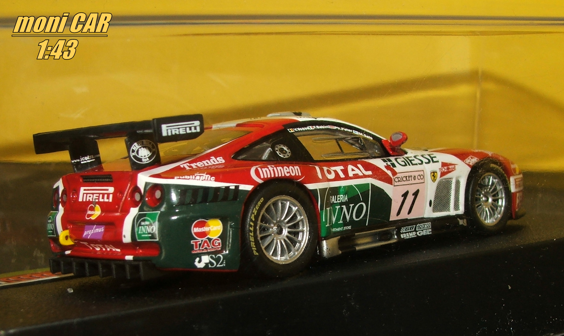 FERRARI 575 GTC No.11 - M. Salo - P. Peter - F. Babini - V. Vosse - 24h Spa-Francorchamps 2004 (1:43) Altaya/IXO