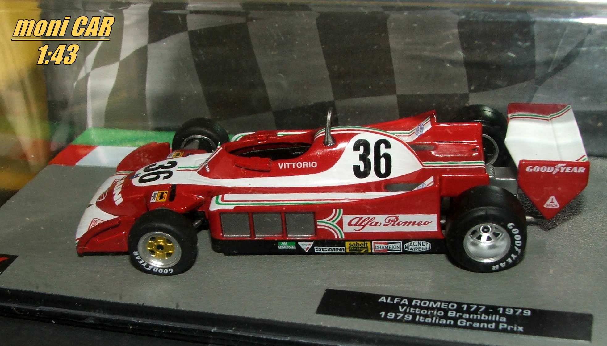 ALFA ROMEO 177 No.36 - Vittorio Brambilla - Italian GP - 1979 (1:43) Altaya/IXO