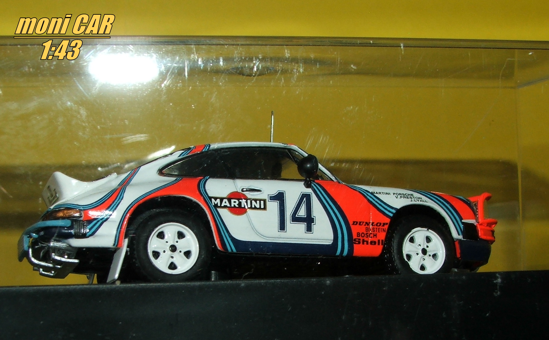PORSCHE 911 SC 3.0 No.14 - Vic Preston Jr. - John Lyall - 2nd Rally Safari - 1978 (1:43) Altaya/IXO