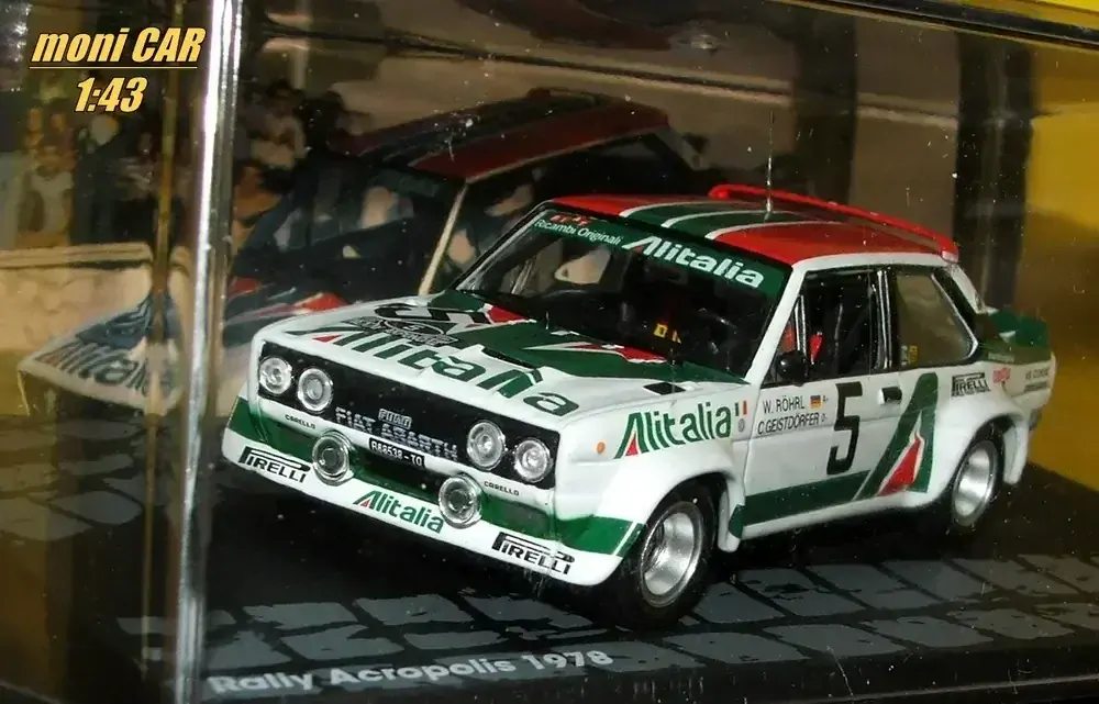 FIAT 131 Abarth No.5 - W. Rohrl - C. Geistgorfer - Rally Acropolis 1978 (1:43) Altay/IXO