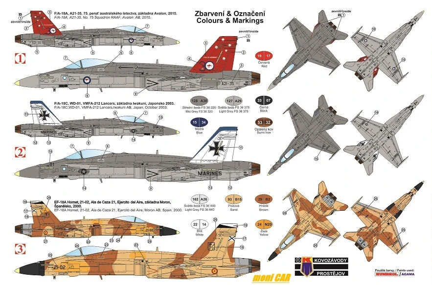 McDonnell Douglas F-18A/C Hornet (1:72) KPM