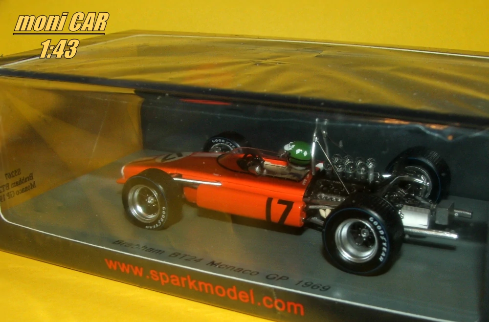 BRABHAM BT24 No.17 - Silvio Moser - Monaco GP 1969 (1:43) SPARK