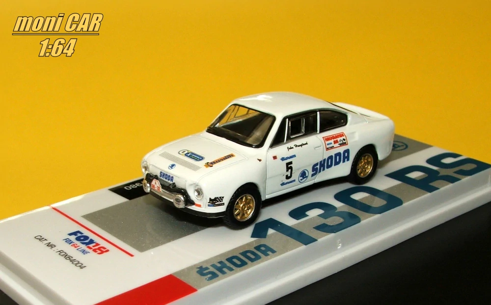 ŠKODA 130 RS No.5 - John Hauglang - Jan-Olof Bohlin - Barum Rallye 1980 (1:64) FOX18