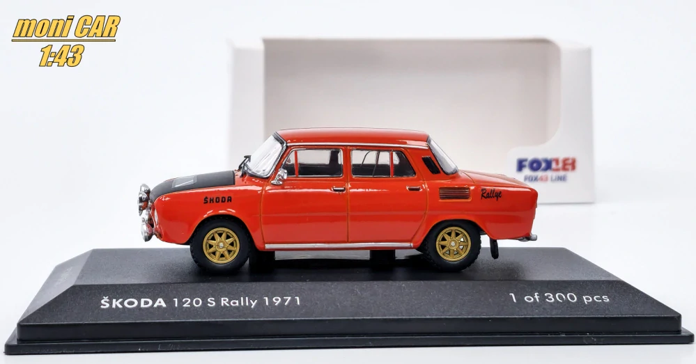 ŠKODA 120 S Rally - 1971 (1:43) FOX18