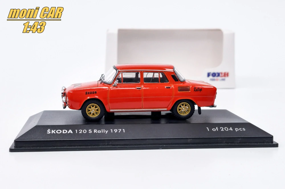 ŠKODA 120 S Rally - 1971 (1:43) FOX18