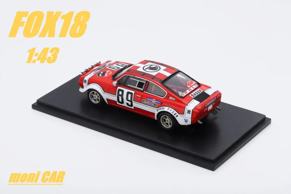 ŠKODA 180 RS No.15 Jozef Srnsky - Jiří Syrovátko Rally Škoda 1974 (1:43) FOX18