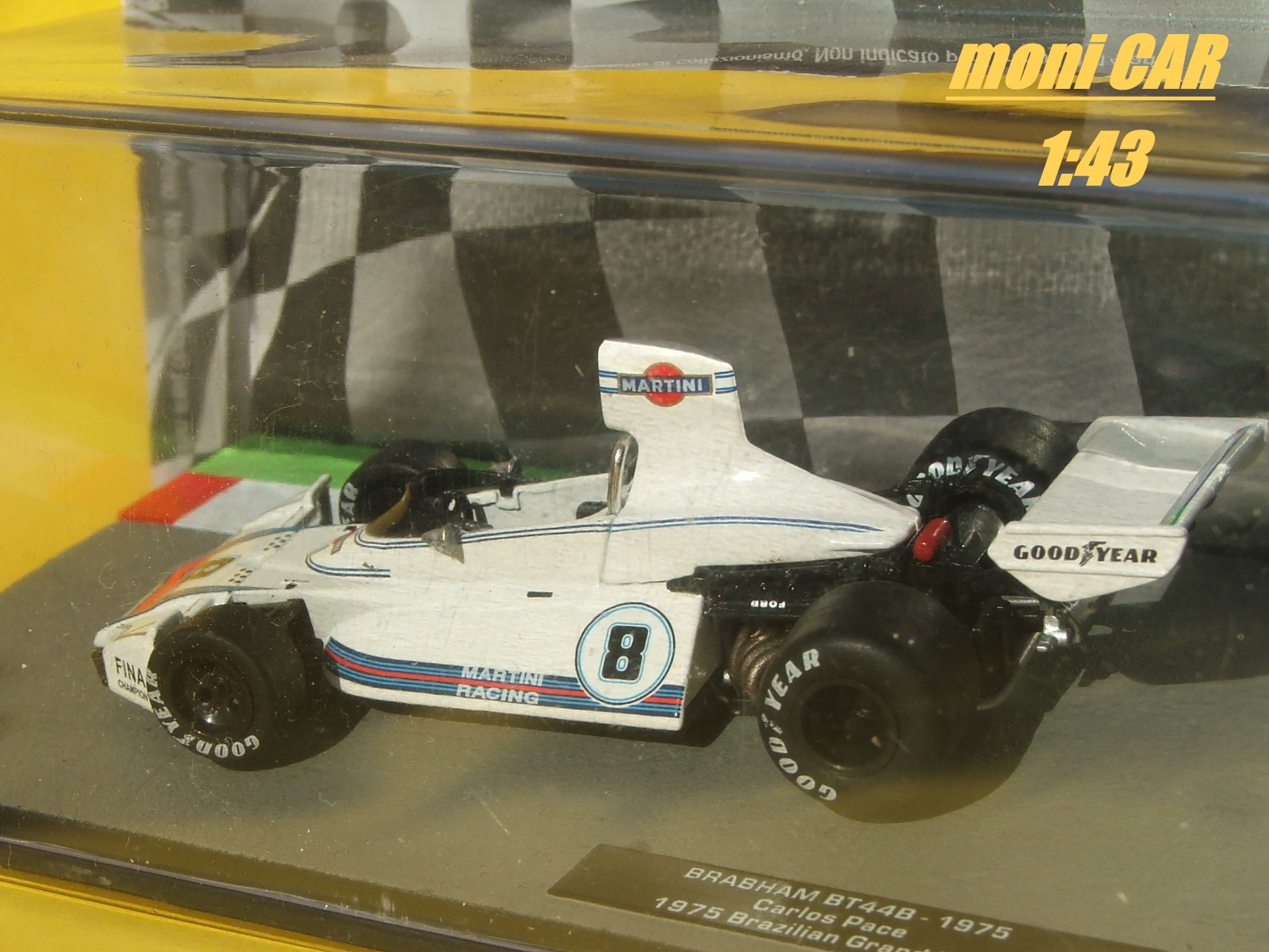 BRABHAM BT44B No.8 José Carlos Pace - Winner Grand Prix Brazil 1975 (1:43) Altaya/IXO