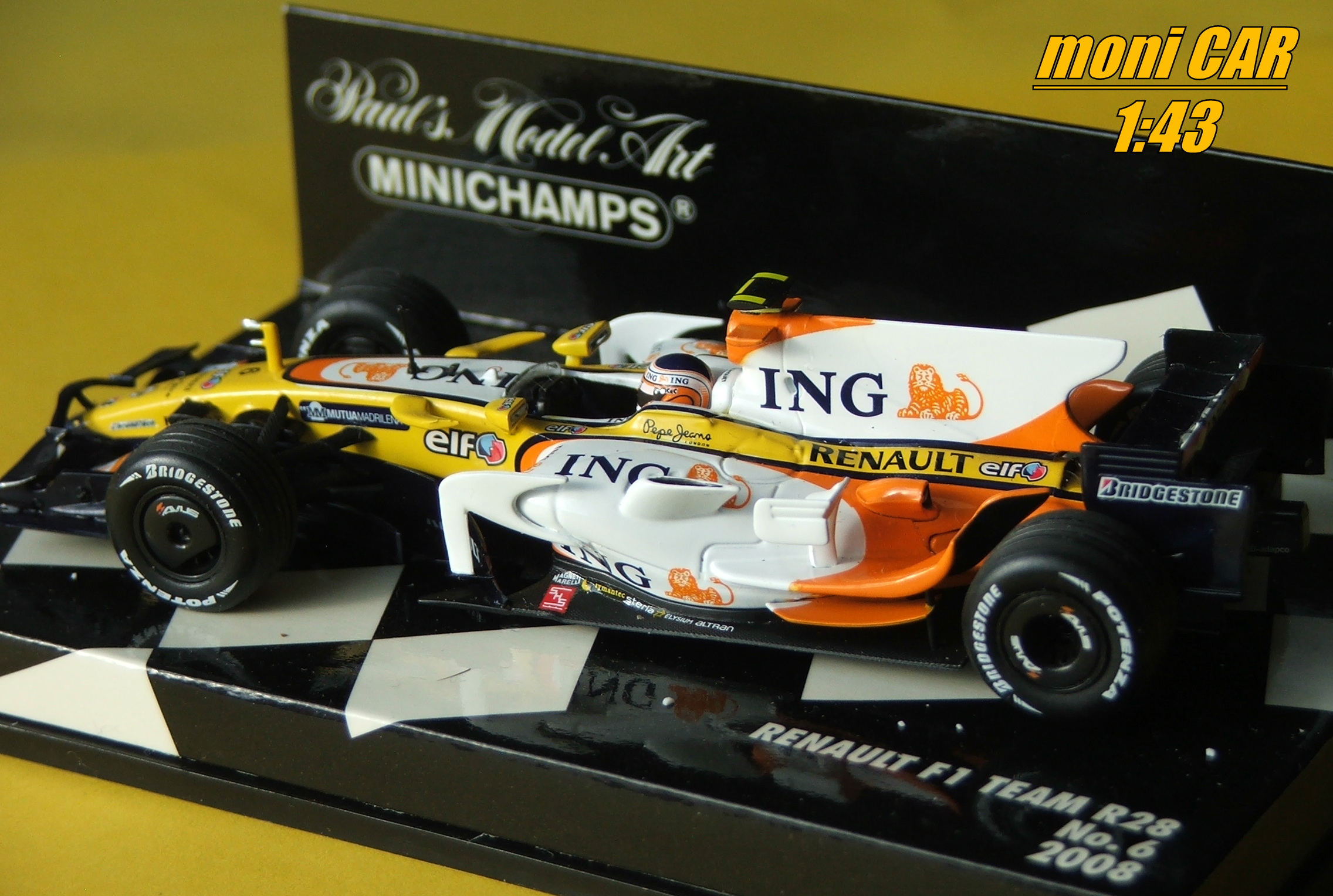 RENAULT F1 Team R28 No.6 Nelson Piquet Jr. 2008 (1:43) MINICHAMPS