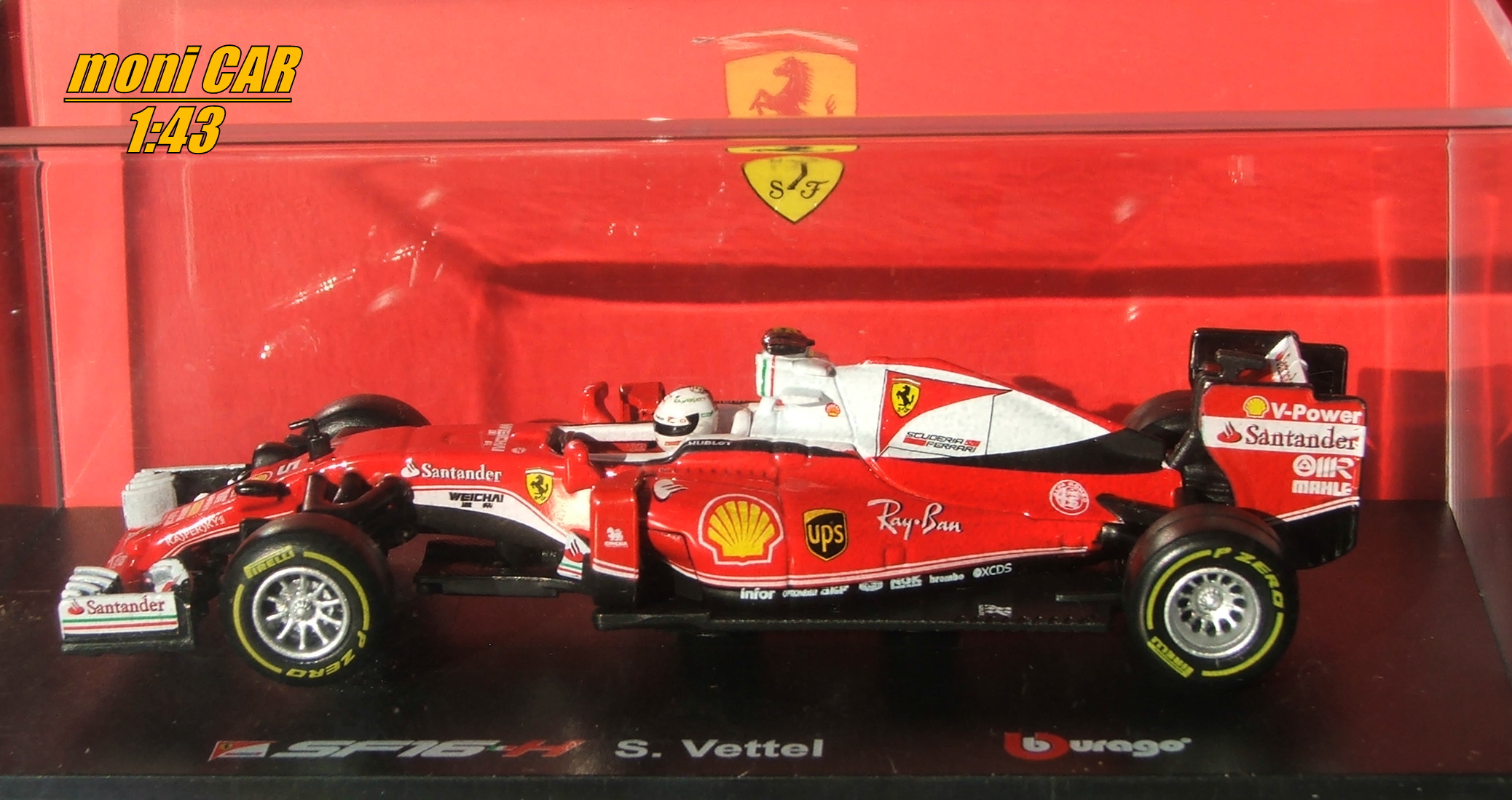 FERRARI SF16-H No.5 Sebastian Vettel 2020 (1:43) BURAGO