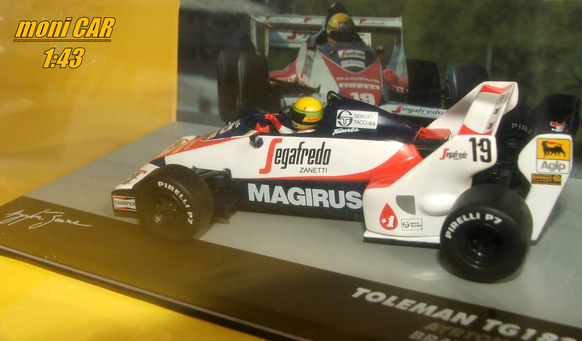 TOLEMAN TG183B No.19 Ayrton Senna - Brazil GP 1984 (1:43) Altaya/IXO