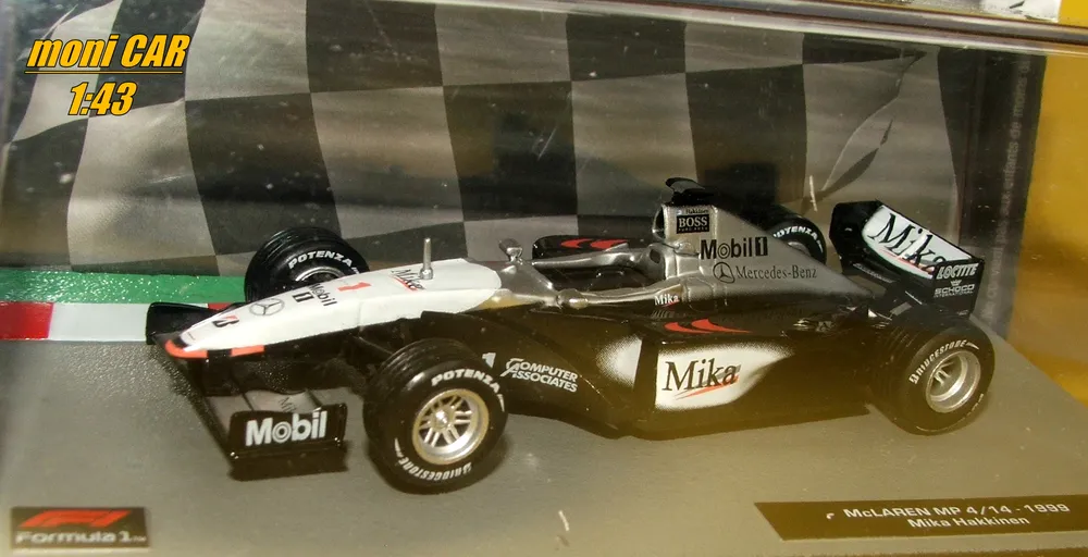 McLAREN MP4/14 No.1 Mika Häkkinen World Champion F1 1999 (1:43) ALTAYA/IXO