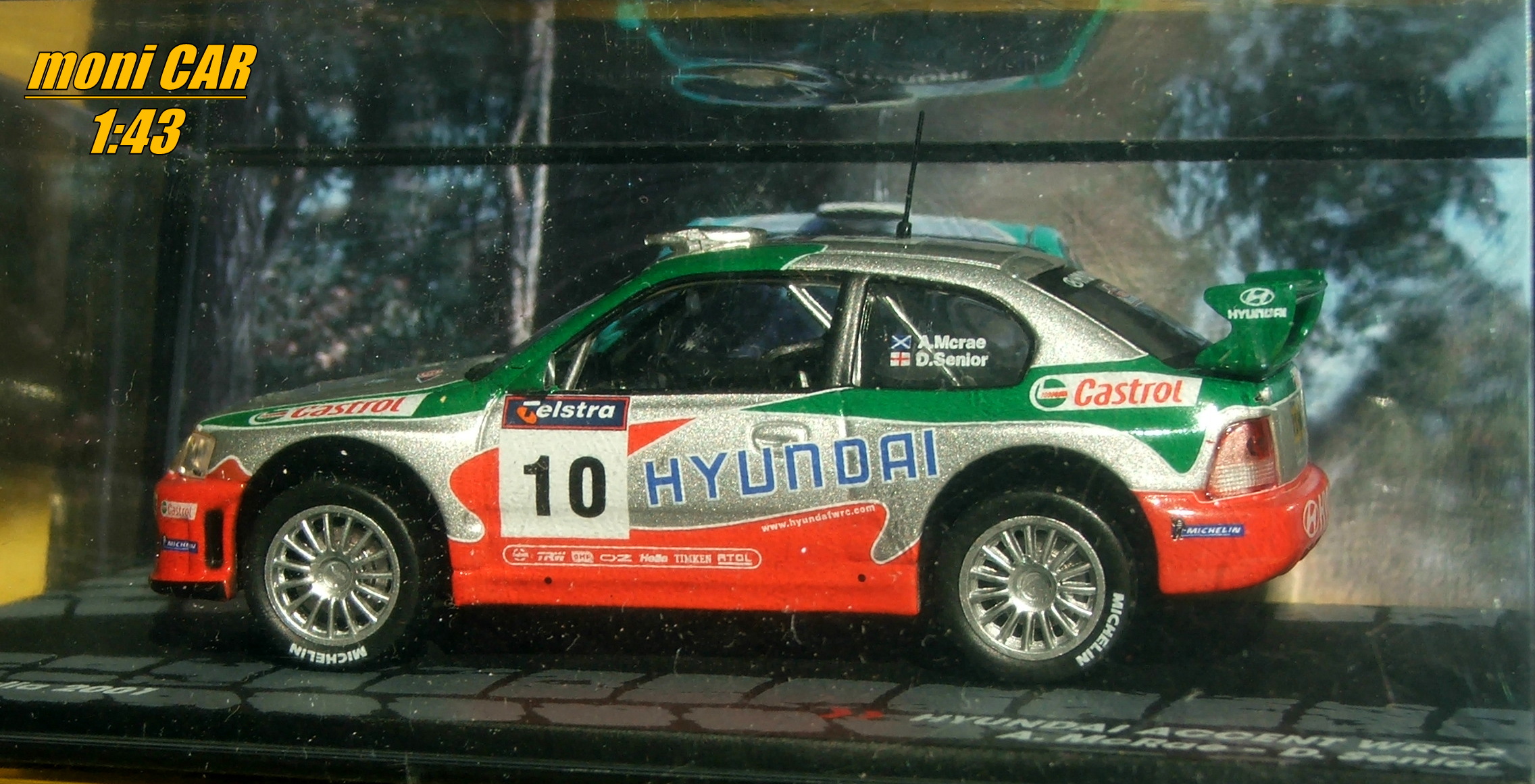 HYUNDAI ACCENT WRC2 N.10 - A. McRae - D. Senior - Rally Australia 2001 (1:43) ALTAYA/IXO