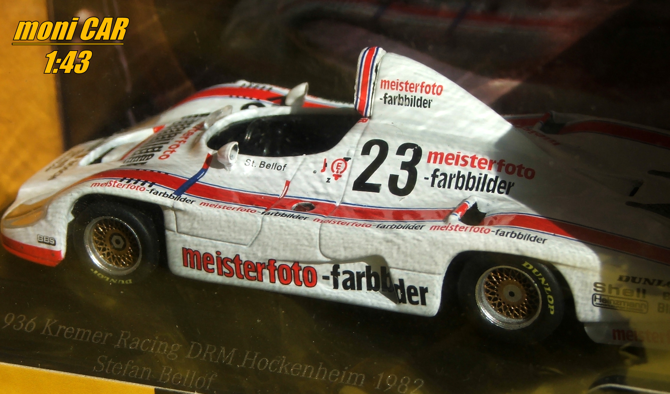PORSCHE 936 No.23 Stefan Bellof - Kremer Racing DRM Hokenheim 1982 (1:43) CMR/Bellof