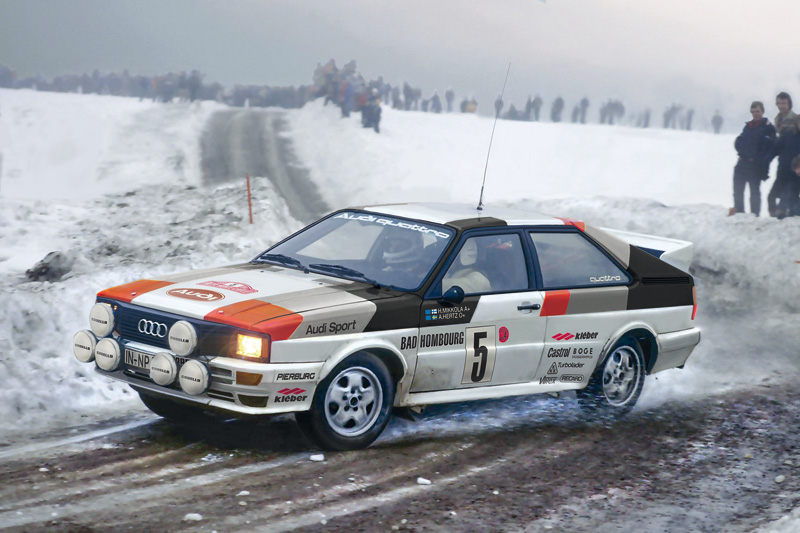 AUDI Quattro Hannu Mikkola / Arne Hertz - Rally Monte Carlo 1981 (1:24) ITALERI
