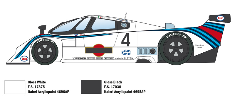 LANCIA LC2 (1:24) ITALERI