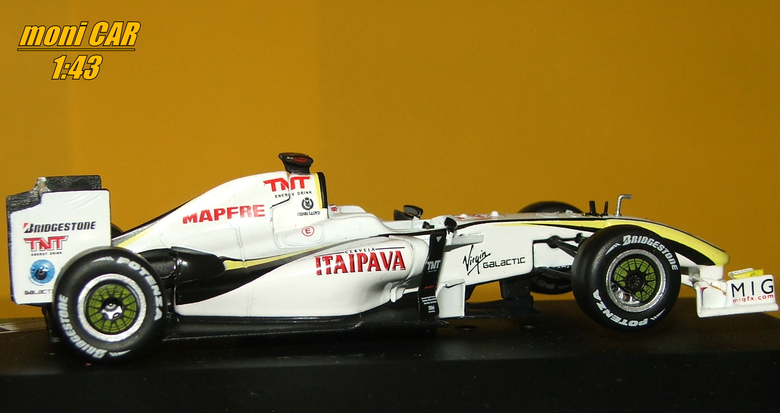BRAWN Mercedes GP001 No.22 5th- Jenson Button GP Brazil 2009 (1:43) CMR