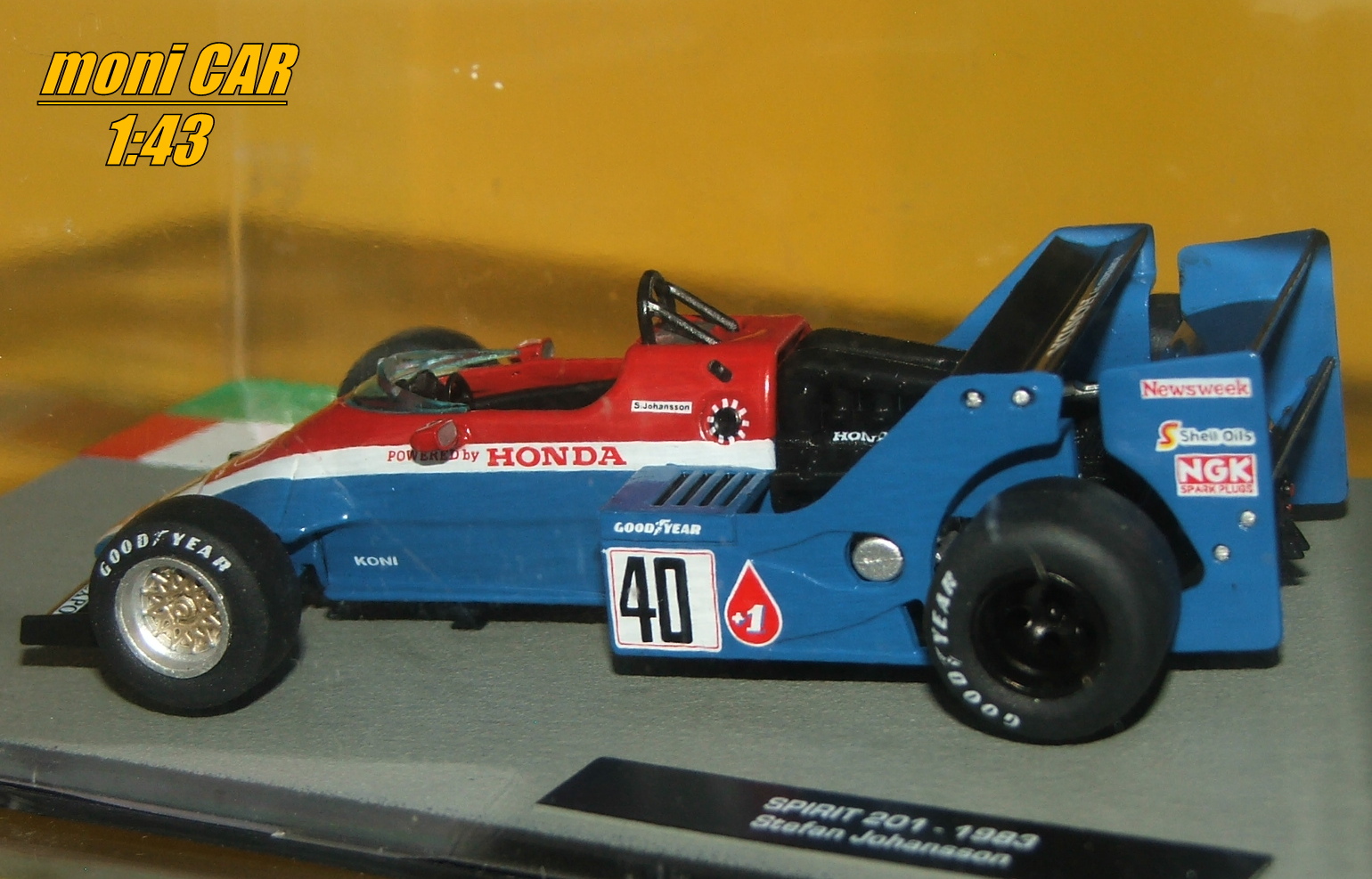 SPIRIT 201C No.40 - Stefan Johansson - F1 - 1983 (1:43) Altaya/IXO