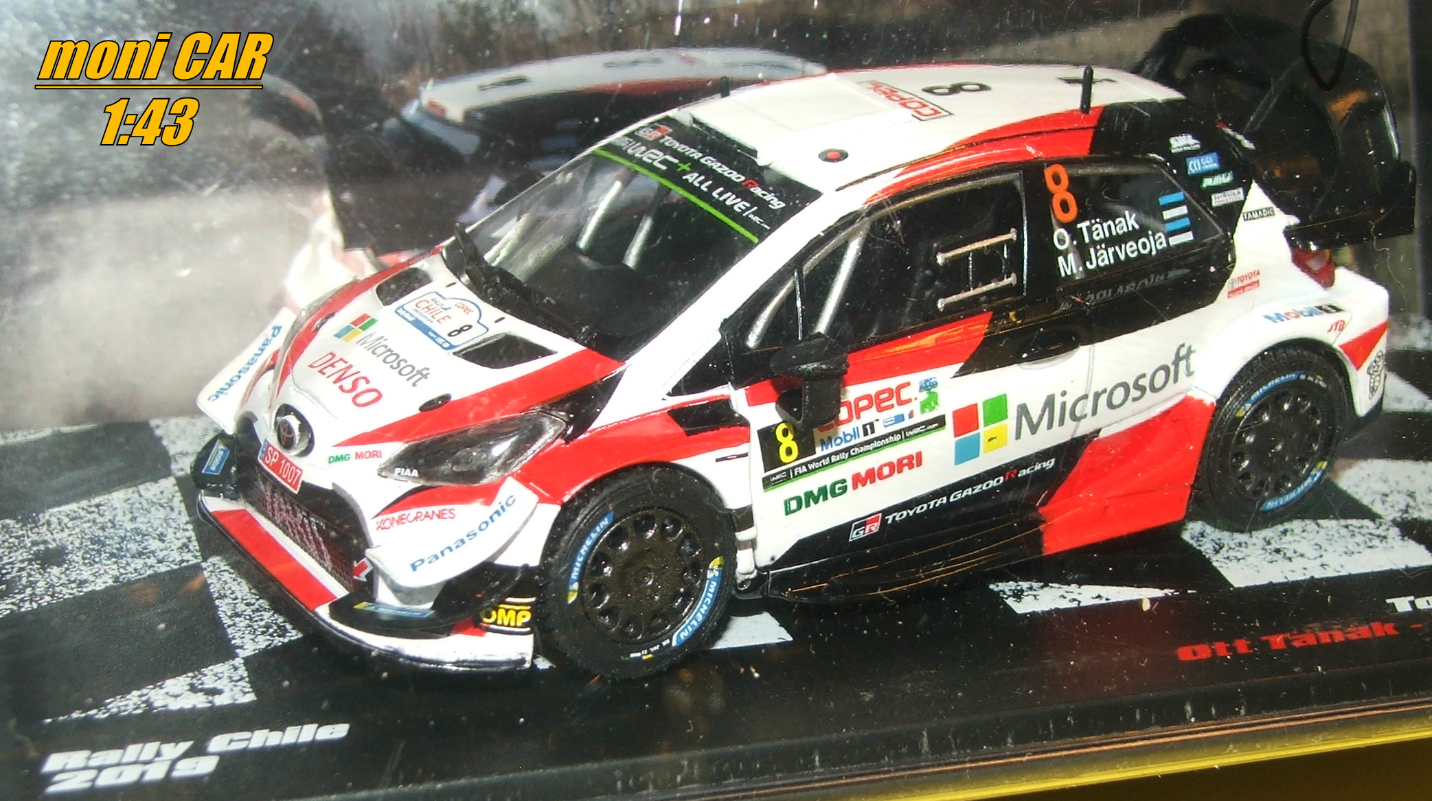 TOYOTA Yaris WRC No.8 - Ott Tänak - Martin Jarveoja RALLY Chile 2019 (1:43) Altaya/IXO
