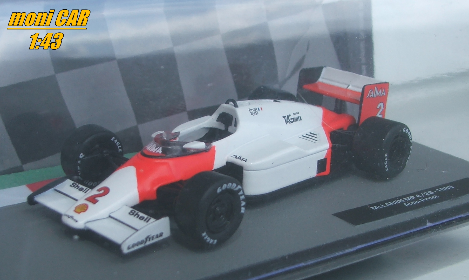 McLAREN MP 4/2B No.2 Alain Prost - 1985 (1:43) Altaya/IXO 