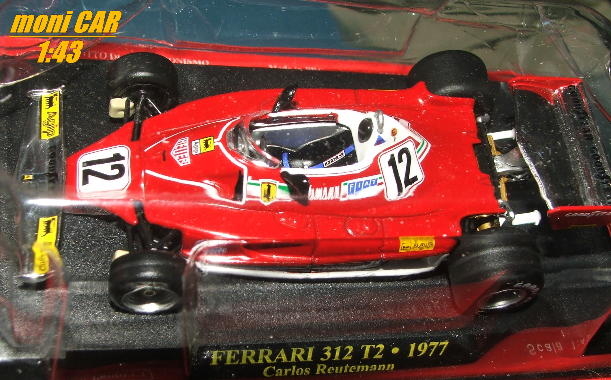 FERRARI 312 T2 No.12 Carlos Reutemann - 1977 (1:43) Altaya/IXO