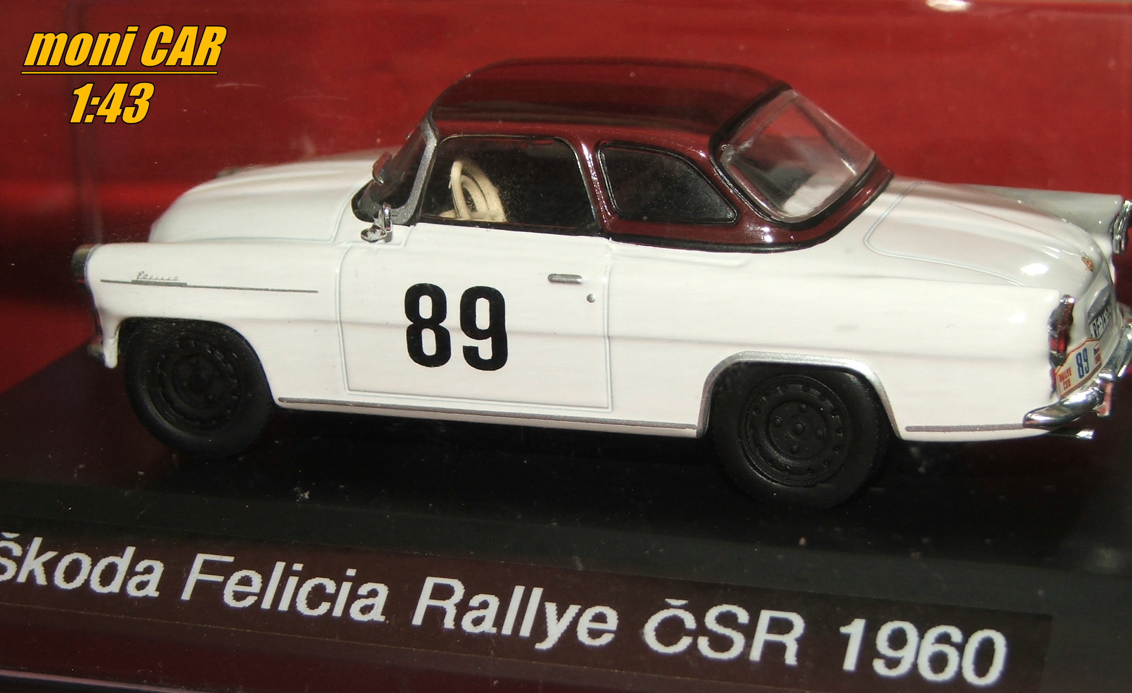 ŠKODA Felicia No.89 - Drtina Václav - Pekárek Bedřich - Rallye ČSR 1960 (1:43)