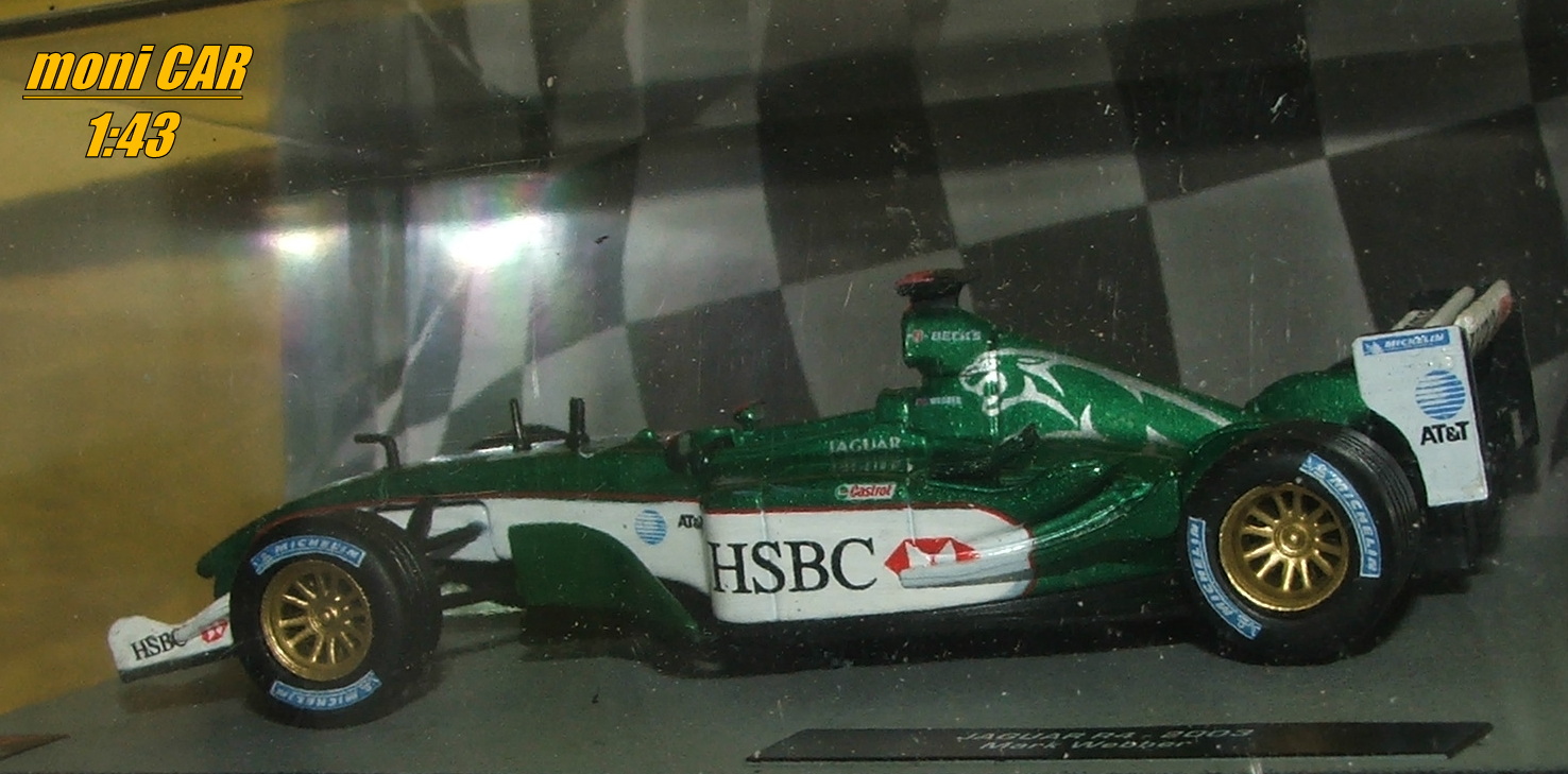 JAGUAR R4 No.14 - Mark Webber - 2003 (1:43) Altaya/IXO