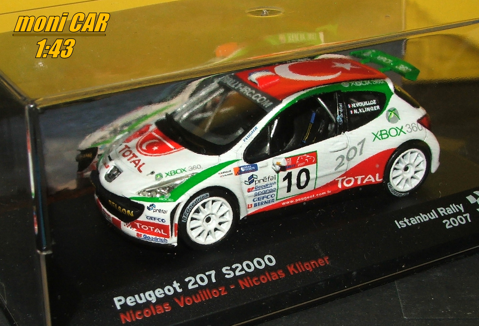 PEUGEOT 207 S2000 No.10 - Nicolas Vouilloz - Nicolas Klinger - Istanbul Rally 2007 (4:43) Altaya/IXO