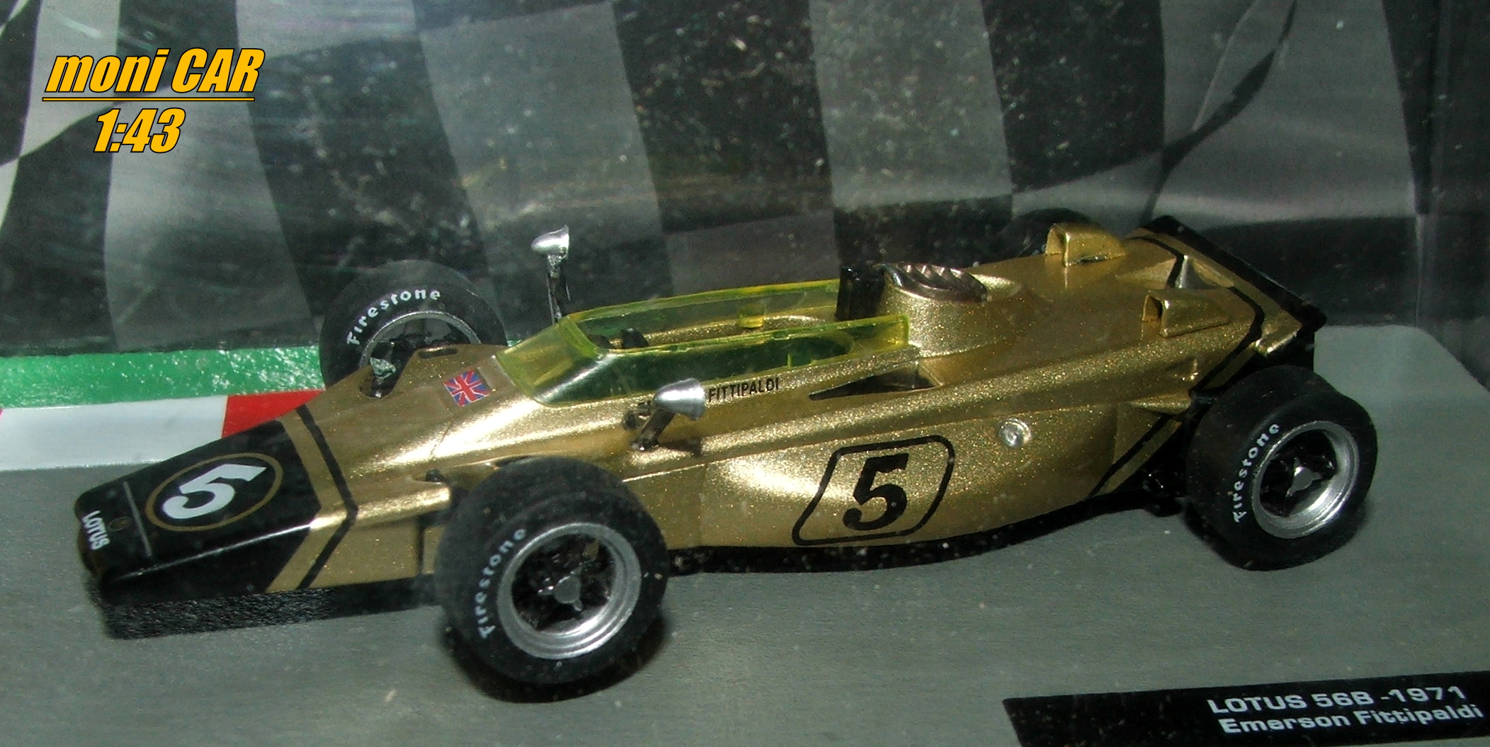 LOTUS 56B No.5 - Emerson Fittipaldi - F1 - 1971 (1:43) CENTAURIA