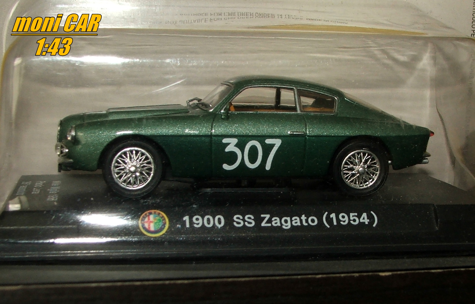 ALFA ROMEO 1900 SS Zagato No.307 - Paolo Lena - Millie Miglia 1956 (1:43) HASCHETTE