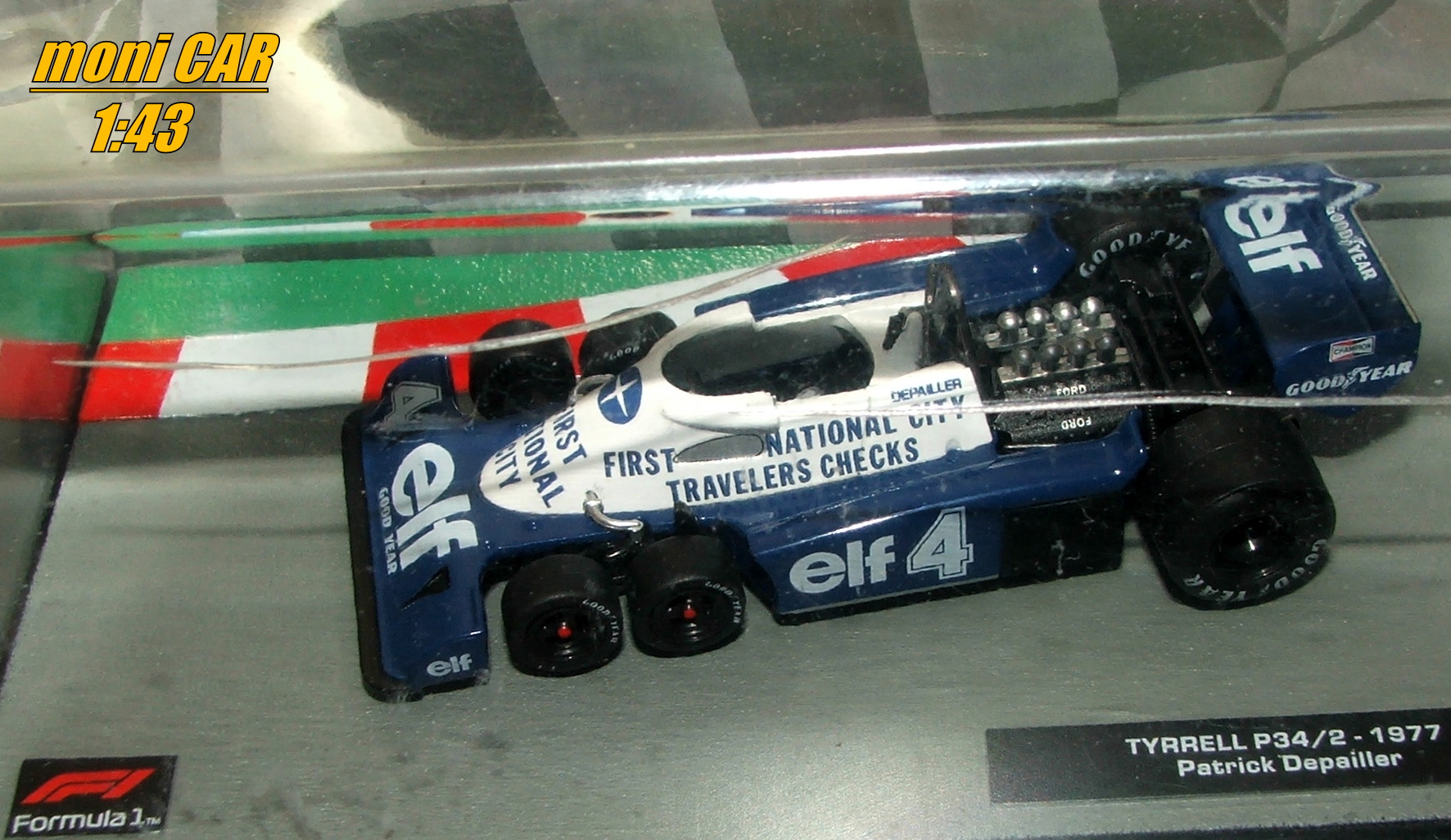 TYRRELL P34/2 No.4 - Patrick Depailler - F1 - 1977 (1:43) Altaya/IXO