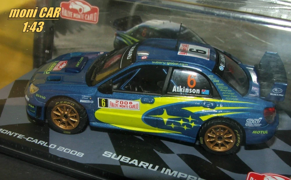 SUBARU Impreza WRC 2007 No.6 - C. Atkinson - S. Prévot - Rallye Monte Carlo 2008 (1:43) Alatya/IXO