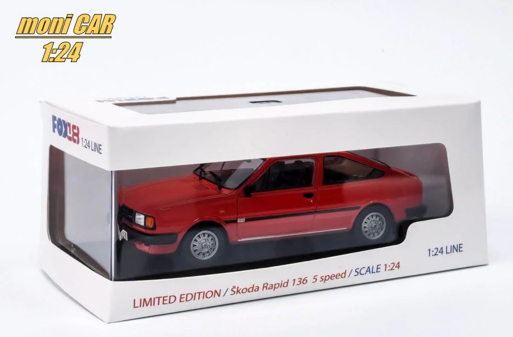 ŠKODA Rapid 136 5 Speed 1989 (1:24) FOX18