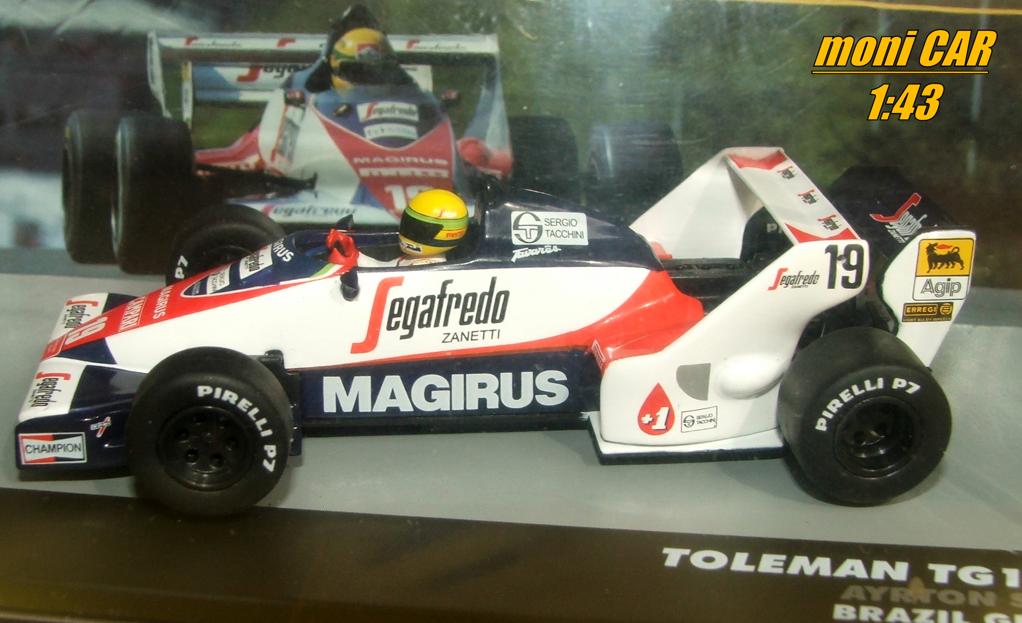 TOLEMAN TG183B No.19 Ayrton Senna - Brazil GP 1984 (1:43) Altaya/IXO