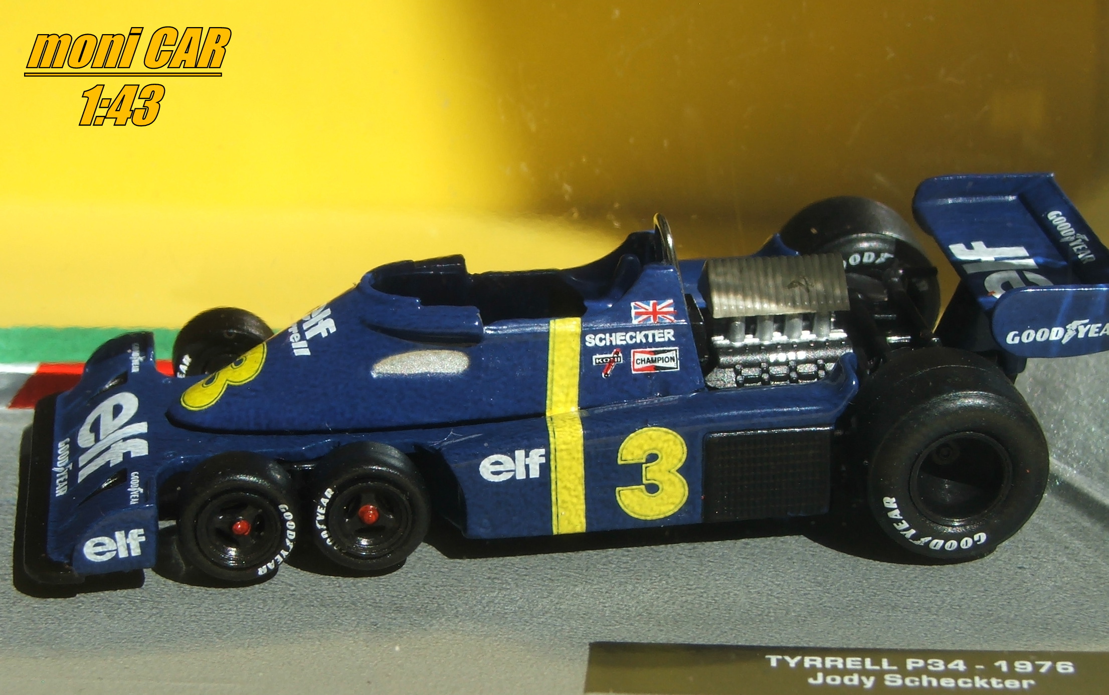TYRRELL P34 No.3 - Jody Scheckter F1 1976 (1:43)