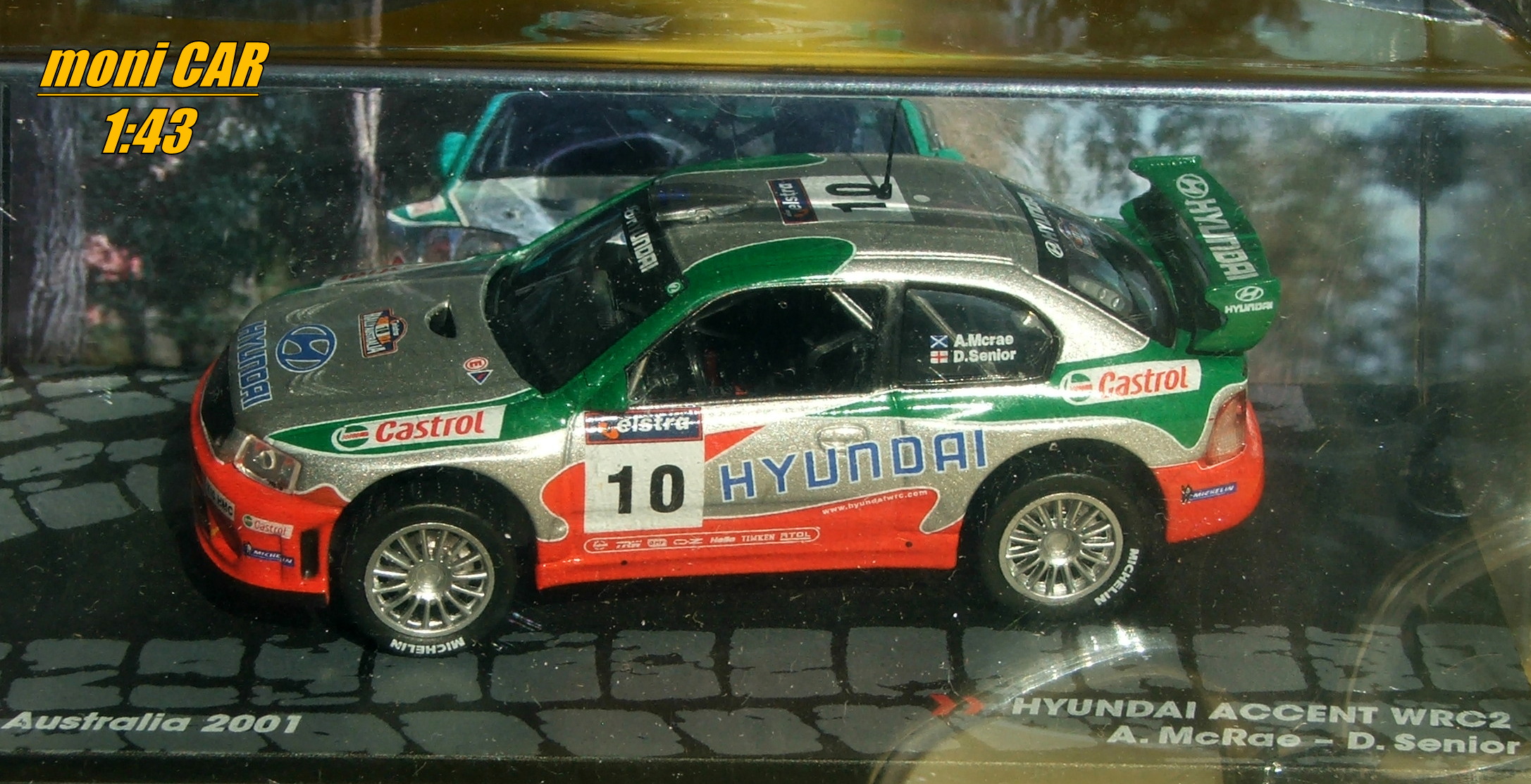 HYUNDAI ACCENT WRC2 N.10 - A. McRae - D. Senior - Rally Australia 2001 (1:43) ALTAYA/IXO