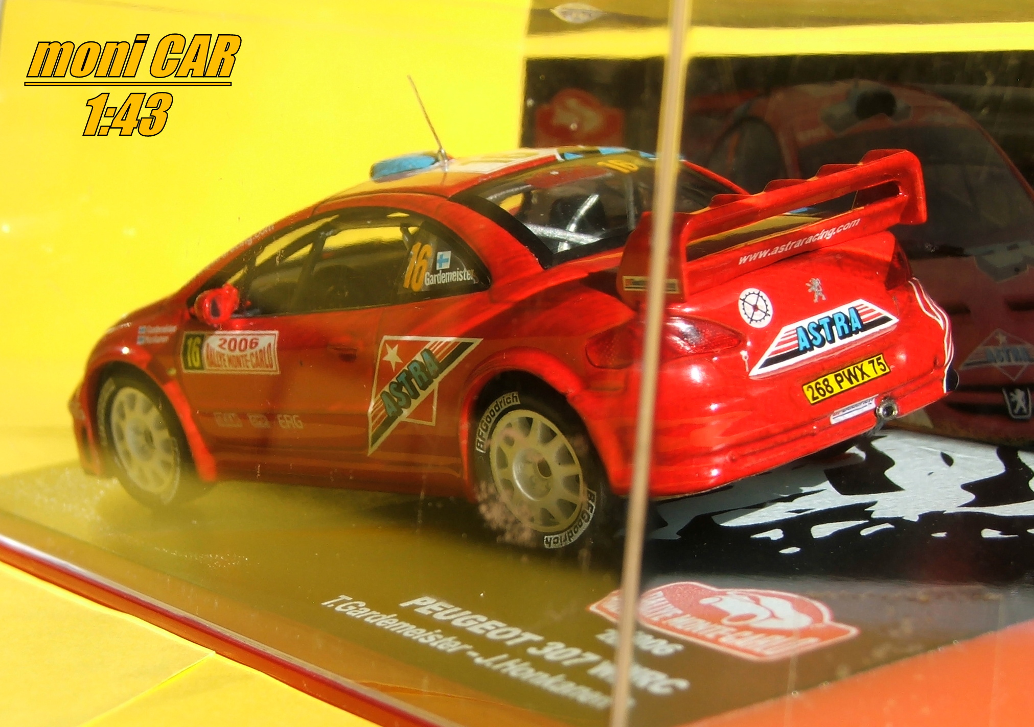 PEUGEOT 307 WRC No.16 - T. Gardemeister - J. Honkanen Rallye Monte Carlo 2006 (1:43)