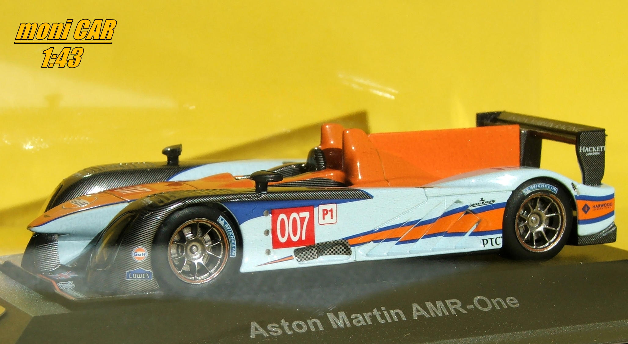ASTON MARTIN AMR-One No.007 "GULF" - Stefan Mucke-Darren Turner- Christien Klien - 24h Le Mans 2011 (1:43) IXO