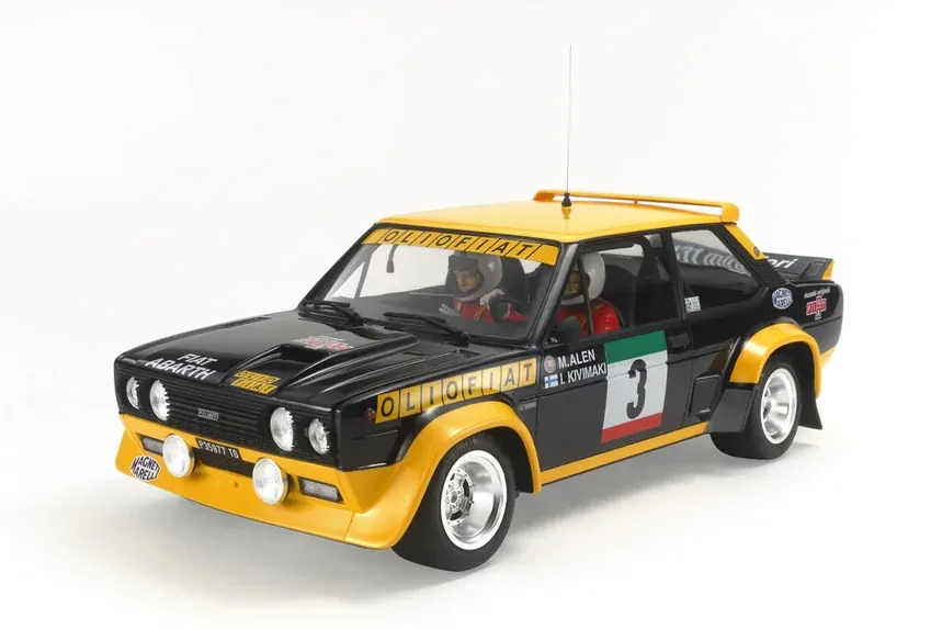FIAT 131 Abarth Rally Olio Fiat No.3 - M. Alen/I. Kivimaki (1:20) TAMIYA