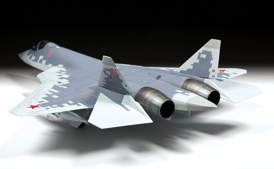 SU-57 "Felon" Russian Fifth-Generation Figther (1:48) ZVEZDA