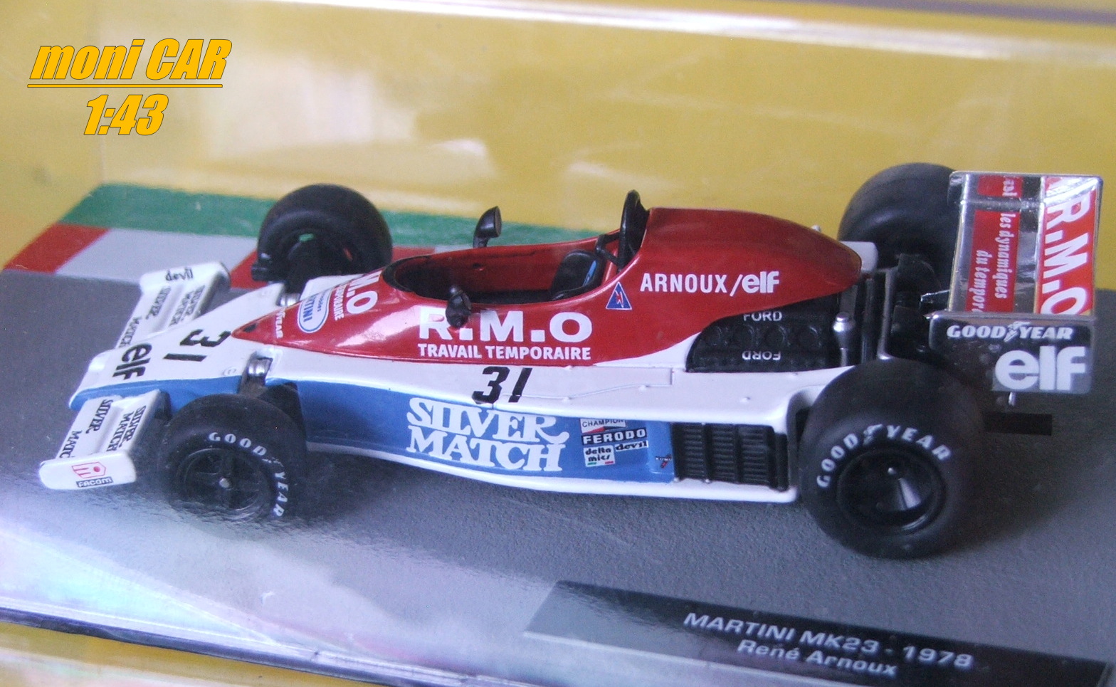 MARTINI MK23 No.31 - René Arnoux - 1978 (1:43) Altaya/IXO